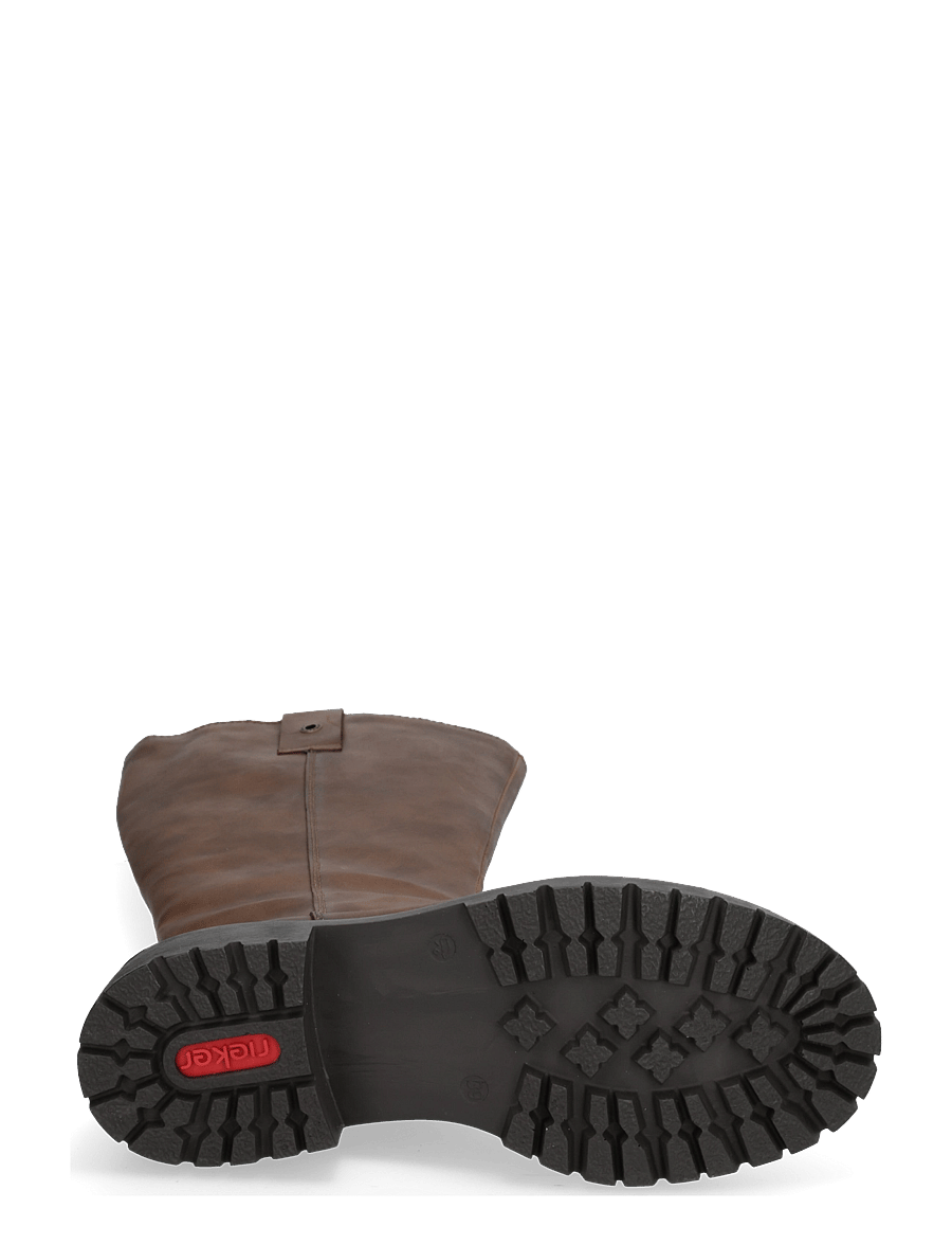 Rieker - Rieker Ladies' boots 72656-00 Black - knähöga stövlar - brown - 4