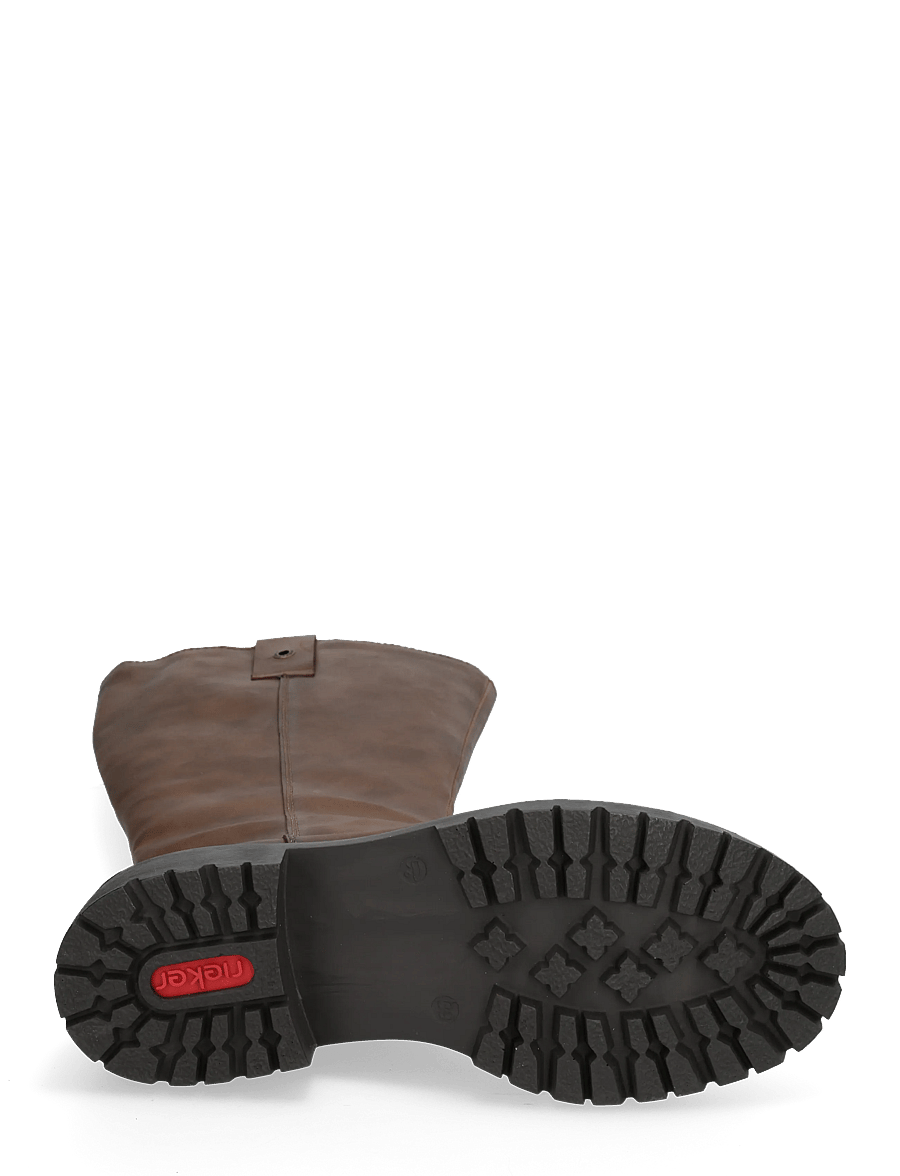Rieker - Rieker Ladies' boots 72656-00 Black - knähöga stövlar - brown - 4