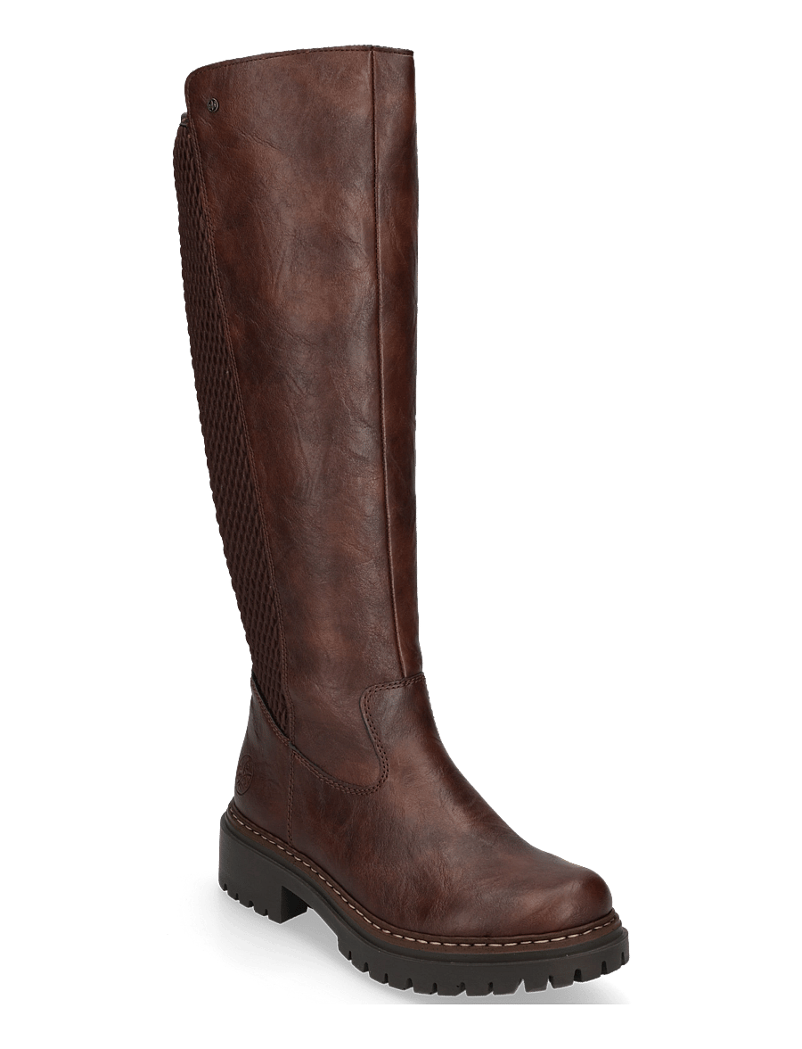 Rieker - 72657-22 - kniehohe stiefel - brown - 0