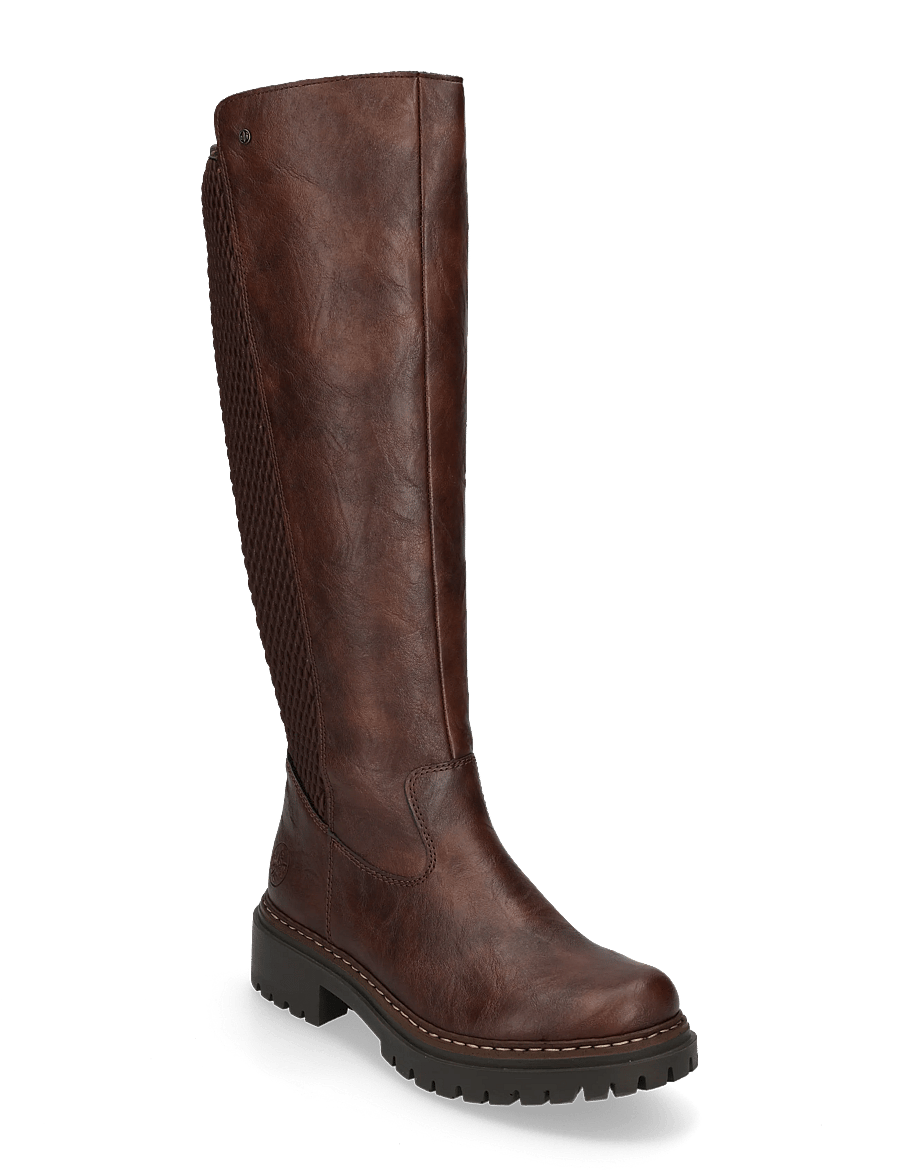 Rieker - 72657-22 - langskaftede støvler - brown - 0