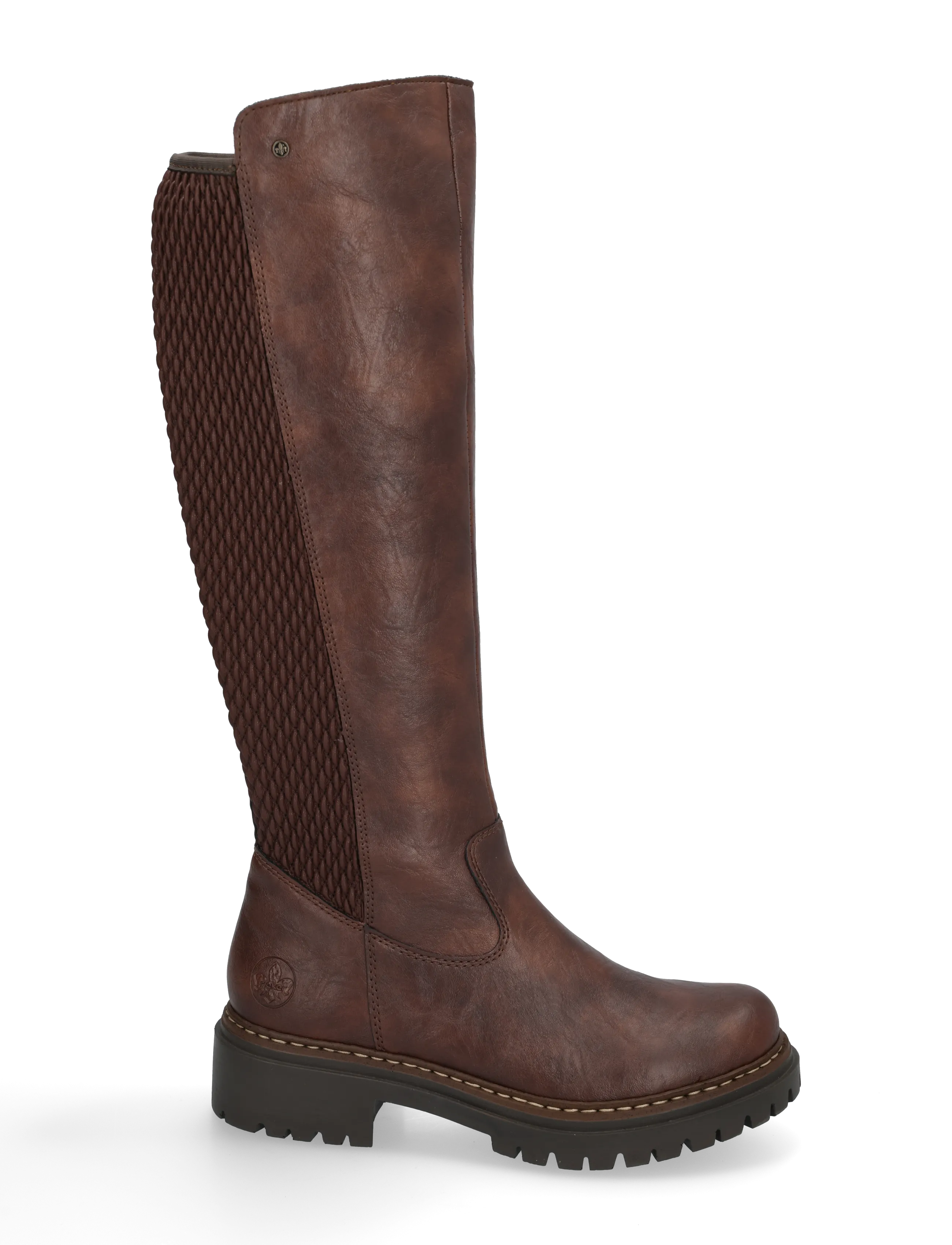 Rieker - 72657-22 - kniehohe stiefel - brown - 2