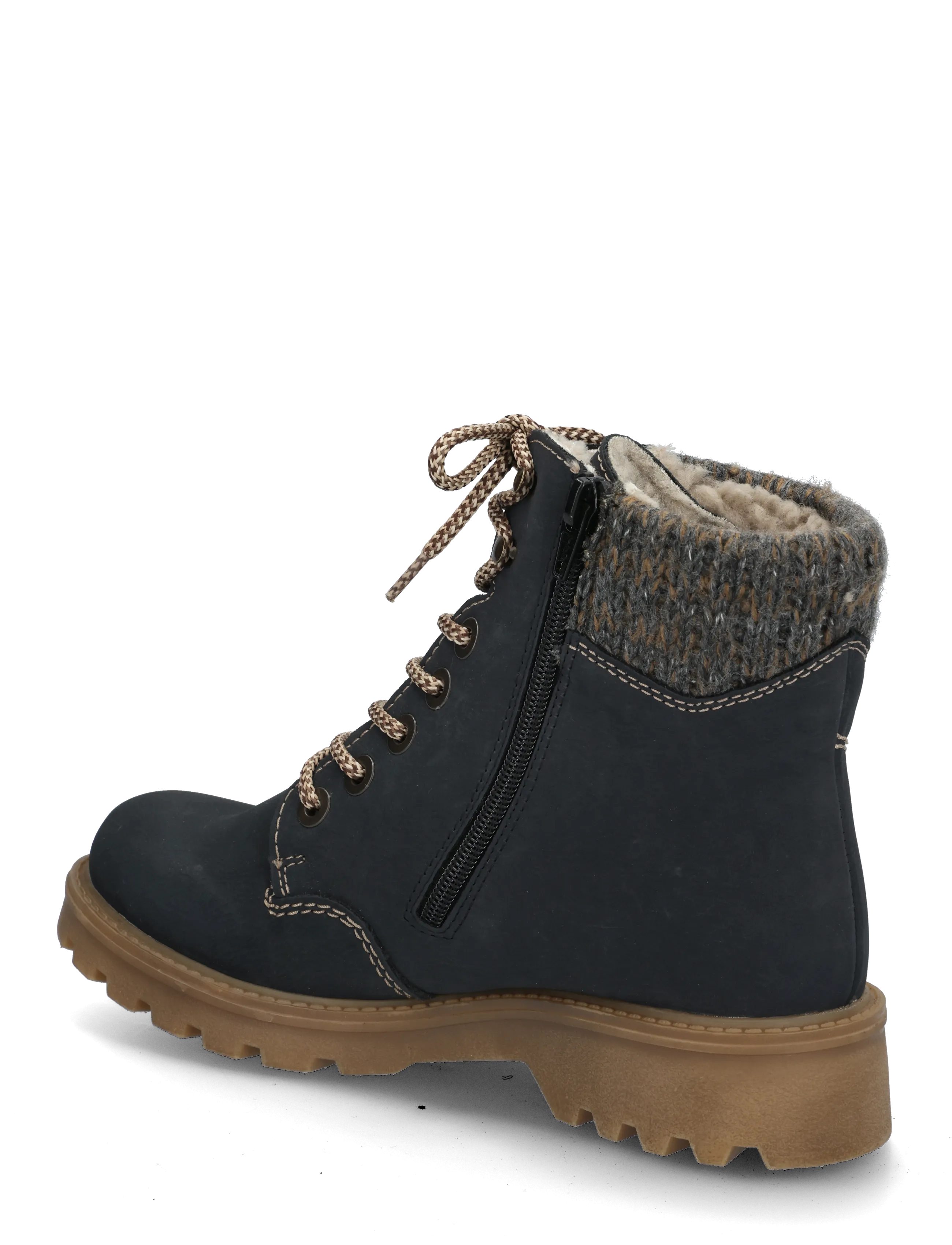 Rieker - 73220-24 - flade ankelstøvler - blue - 1