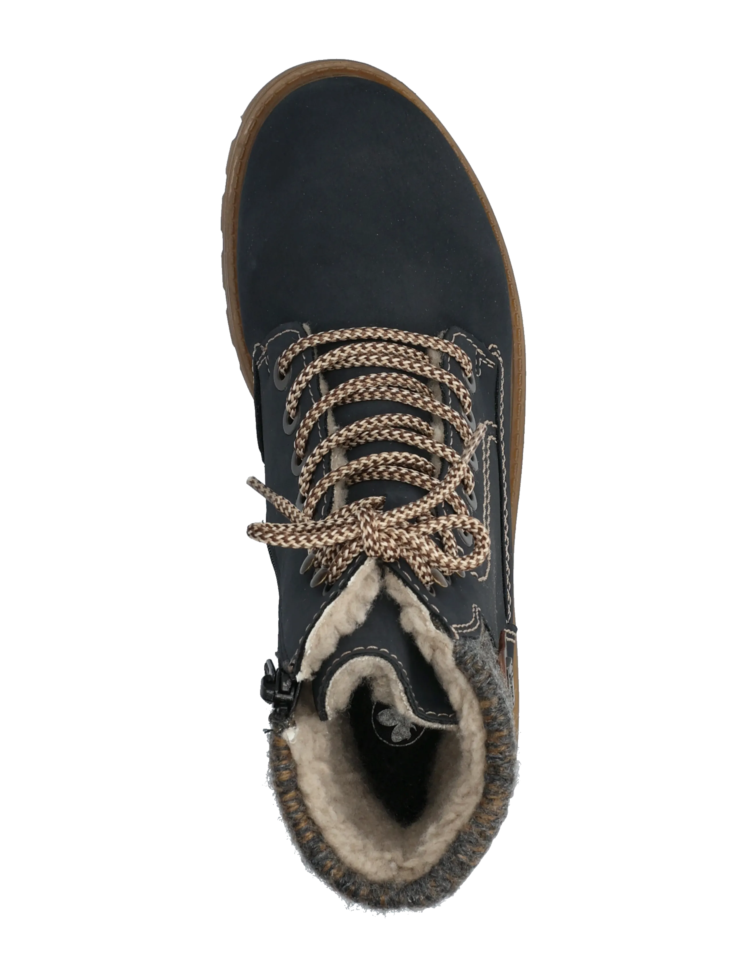 Rieker - 73220-24 - flade ankelstøvler - blue - 3