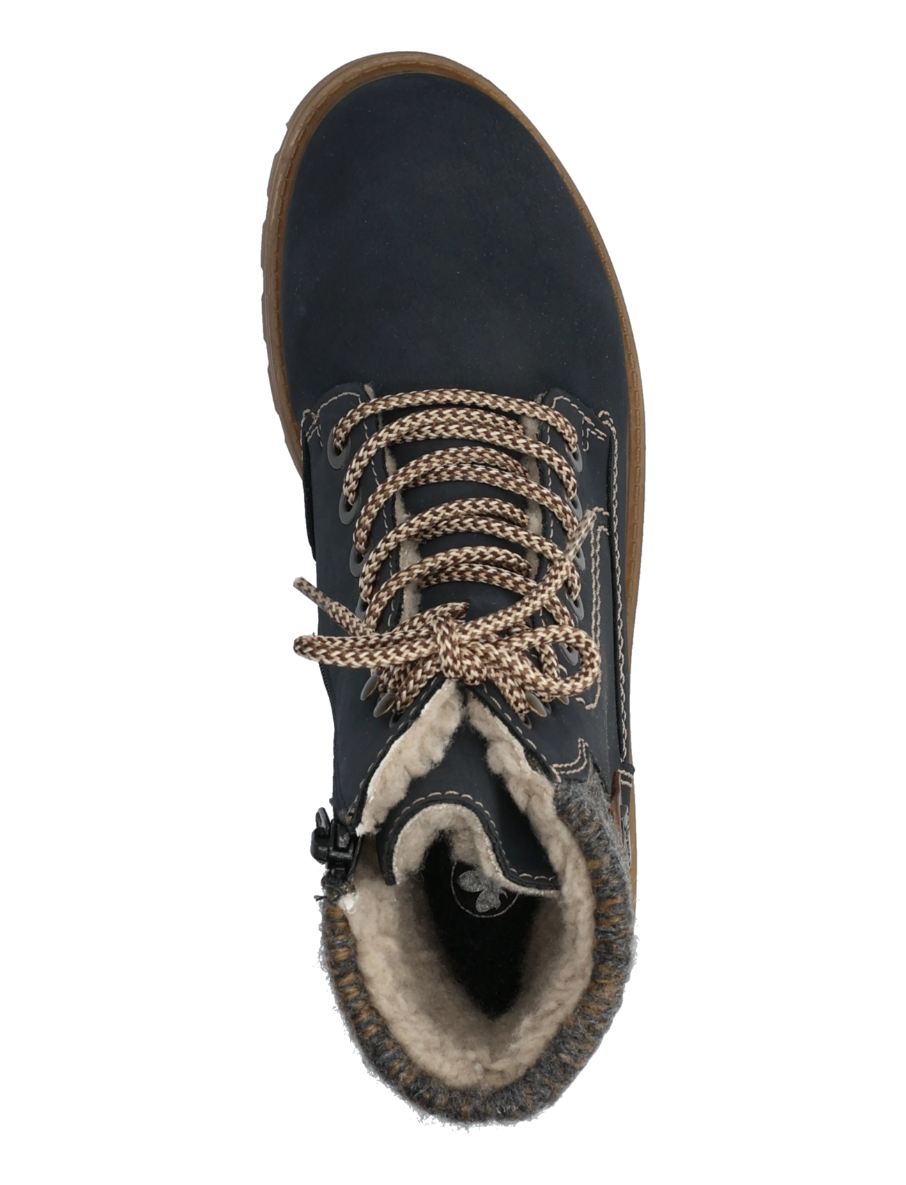 Rieker - 73220-14 - flade ankelstøvler - blue - 3