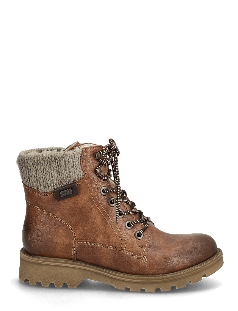 Rieker - Rieker Ladies mid height boots 73220-24 Brown - flache stiefeletten - brown - 1
