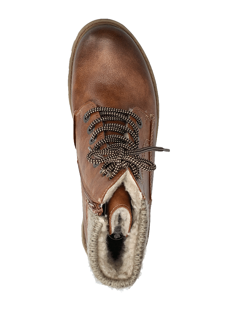 Rieker - Rieker Ladies mid height boots 73220-24 Brown - flache stiefeletten - brown - 3