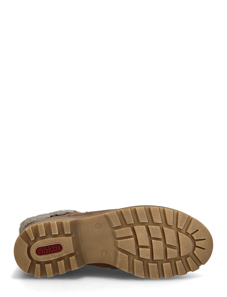 Rieker - Rieker Ladies mid height boots 73220-24 Brown - brown - 4