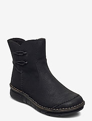 Rieker - 73364-00 - flat ankle boots - black - 0