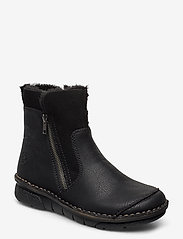 Rieker - 73381-00 - flat ankle boots - black - 0
