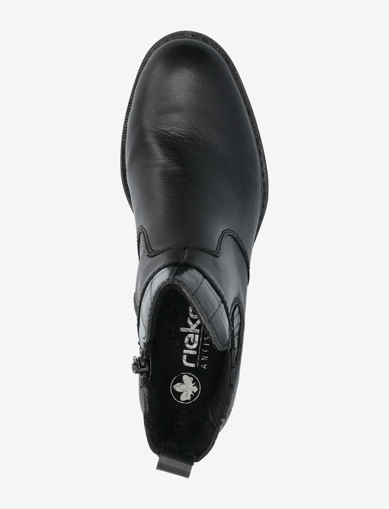 Rieker - Rieker Ladies mid height boots 73466-00 Black - vardagsstil - black - 3