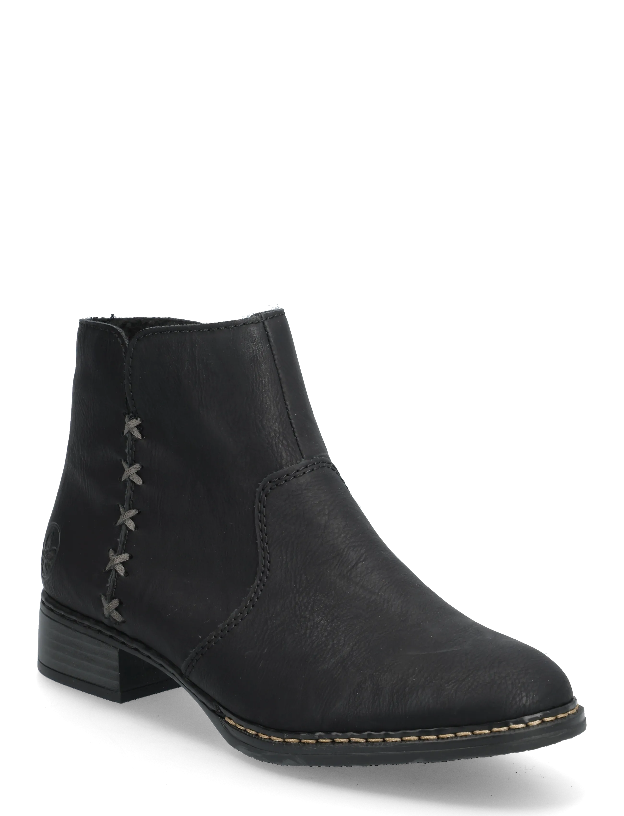 Rieker 73475, 36, Ankle Boots, Schwarz - Boots Flat Heel, Frauen