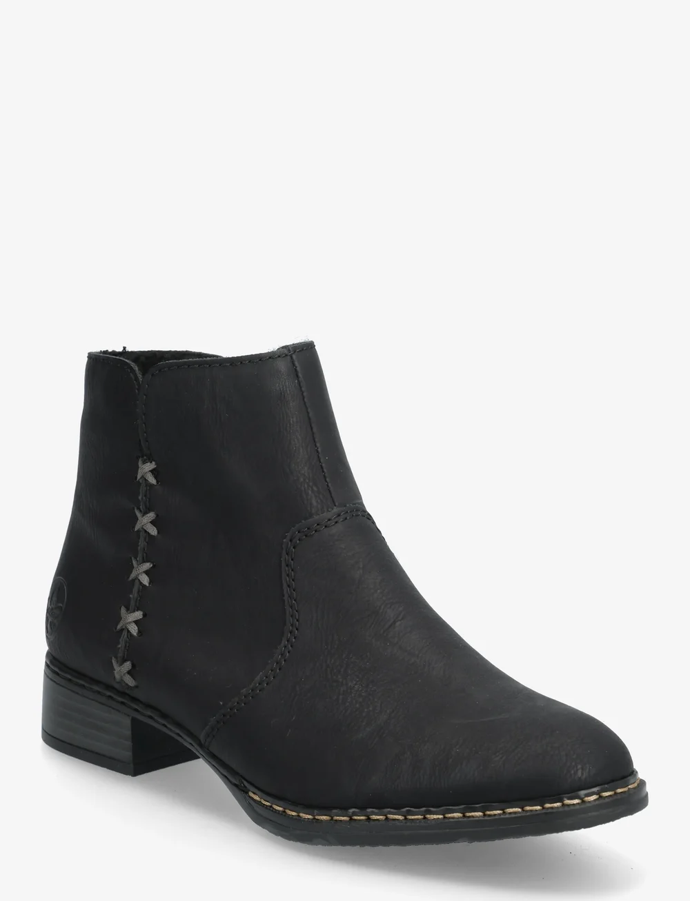 Rieker - 73475 - platta ankelboots - black - 0