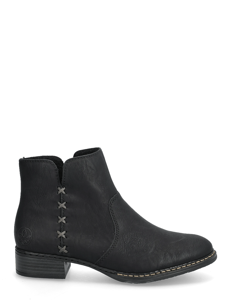 Rieker - 73475 - flache stiefeletten - black - 1