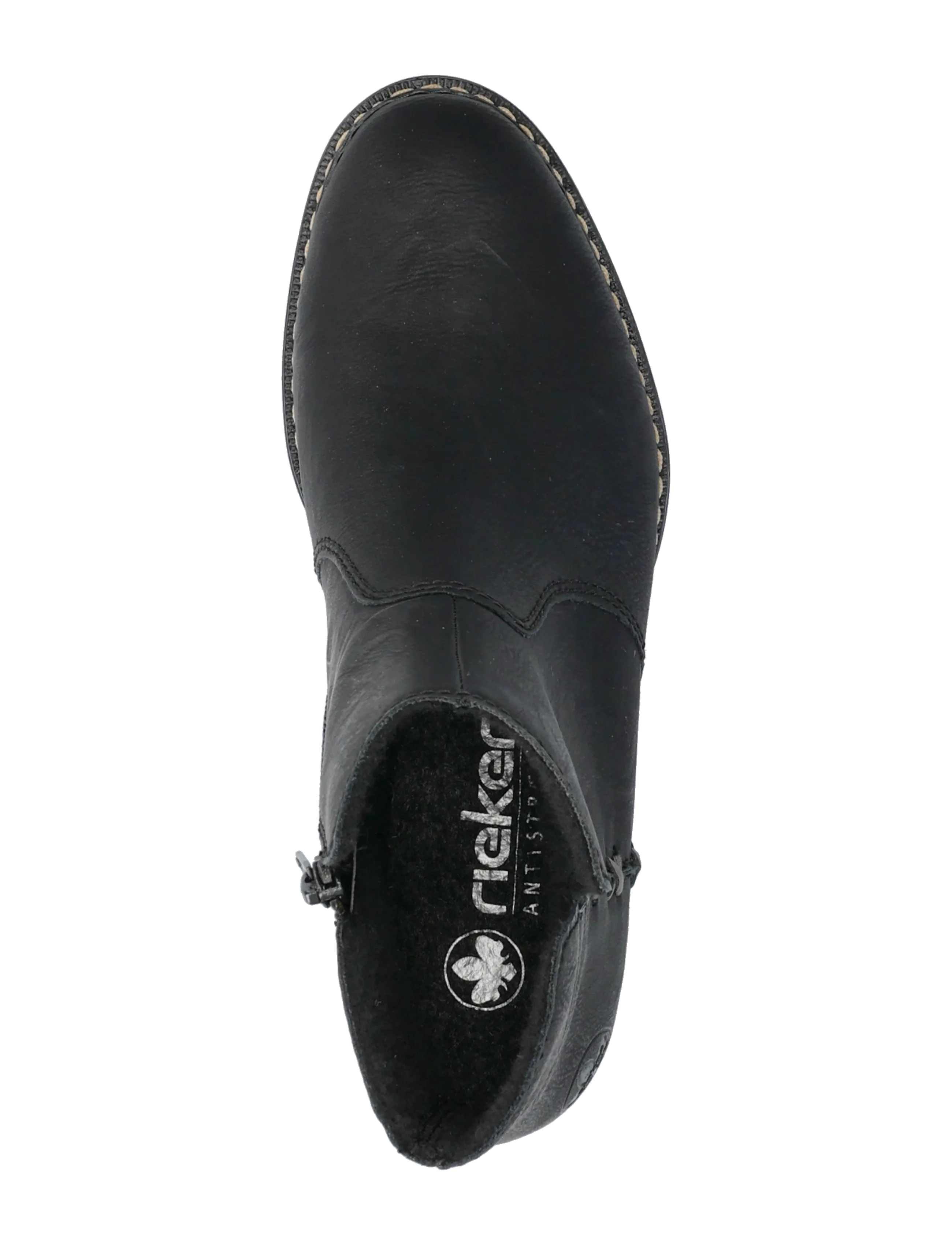 Rieker - 73475 - niski obcas - black - 3