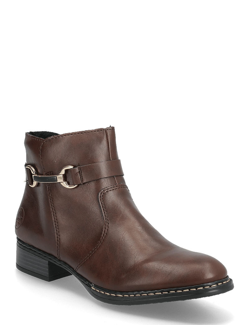Rieker - 73487 - flat ankle boots - brown - 0