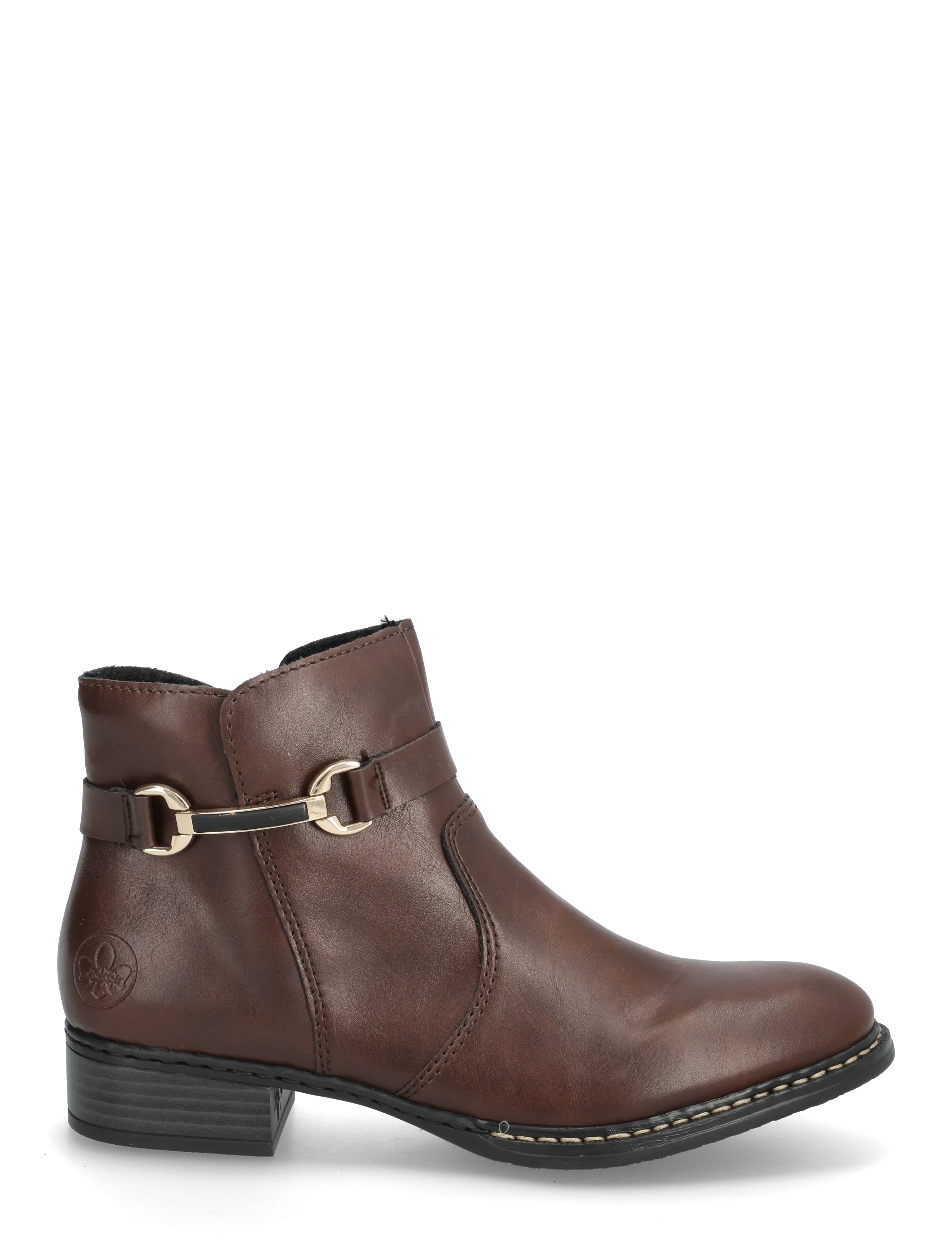 Rieker - Rieker Ladies mid height boots 73487-25 Brown - flache stiefeletten - brown - 1