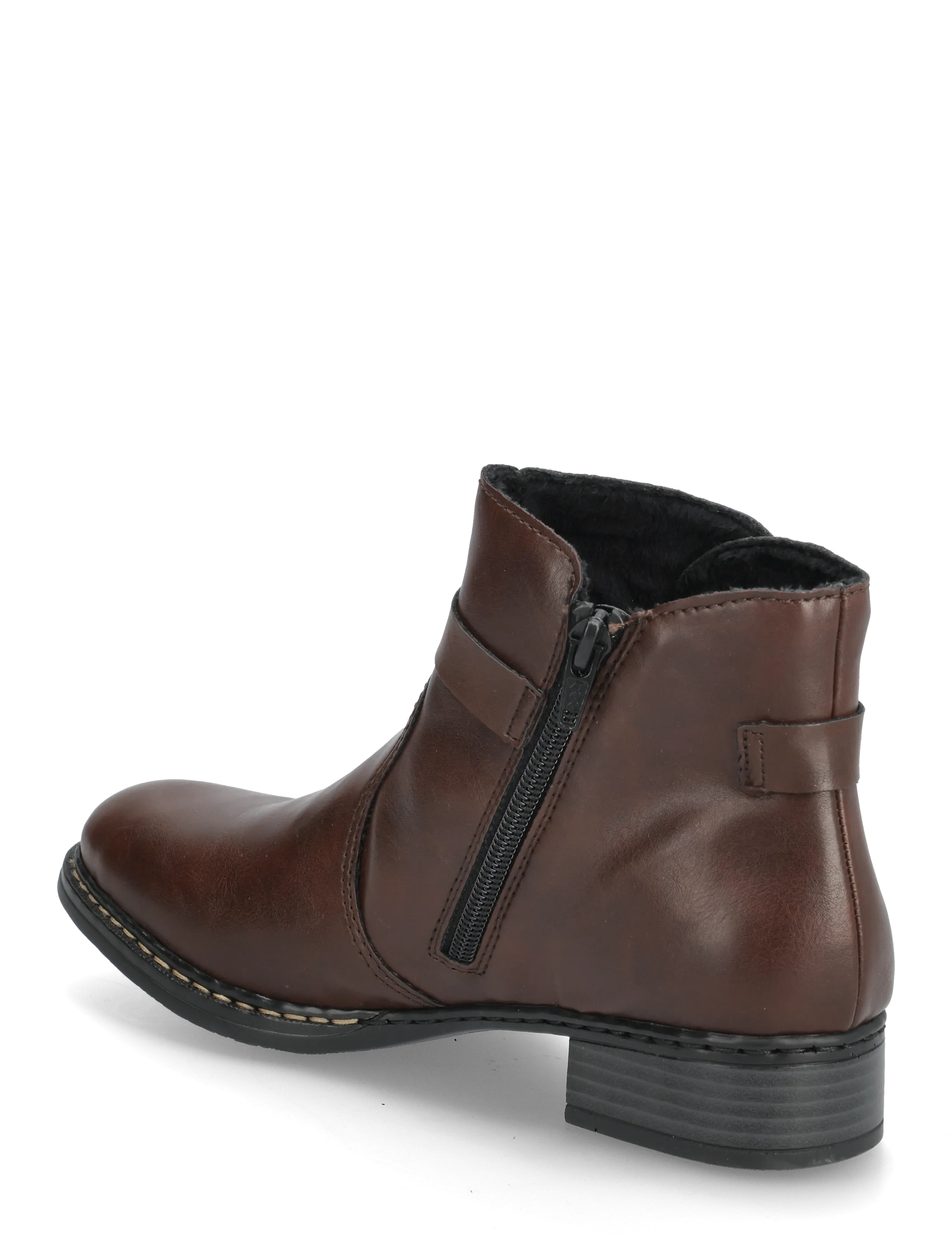 Rieker - Rieker Ladies mid height boots 73487-25 Brown - flache stiefeletten - brown - 2