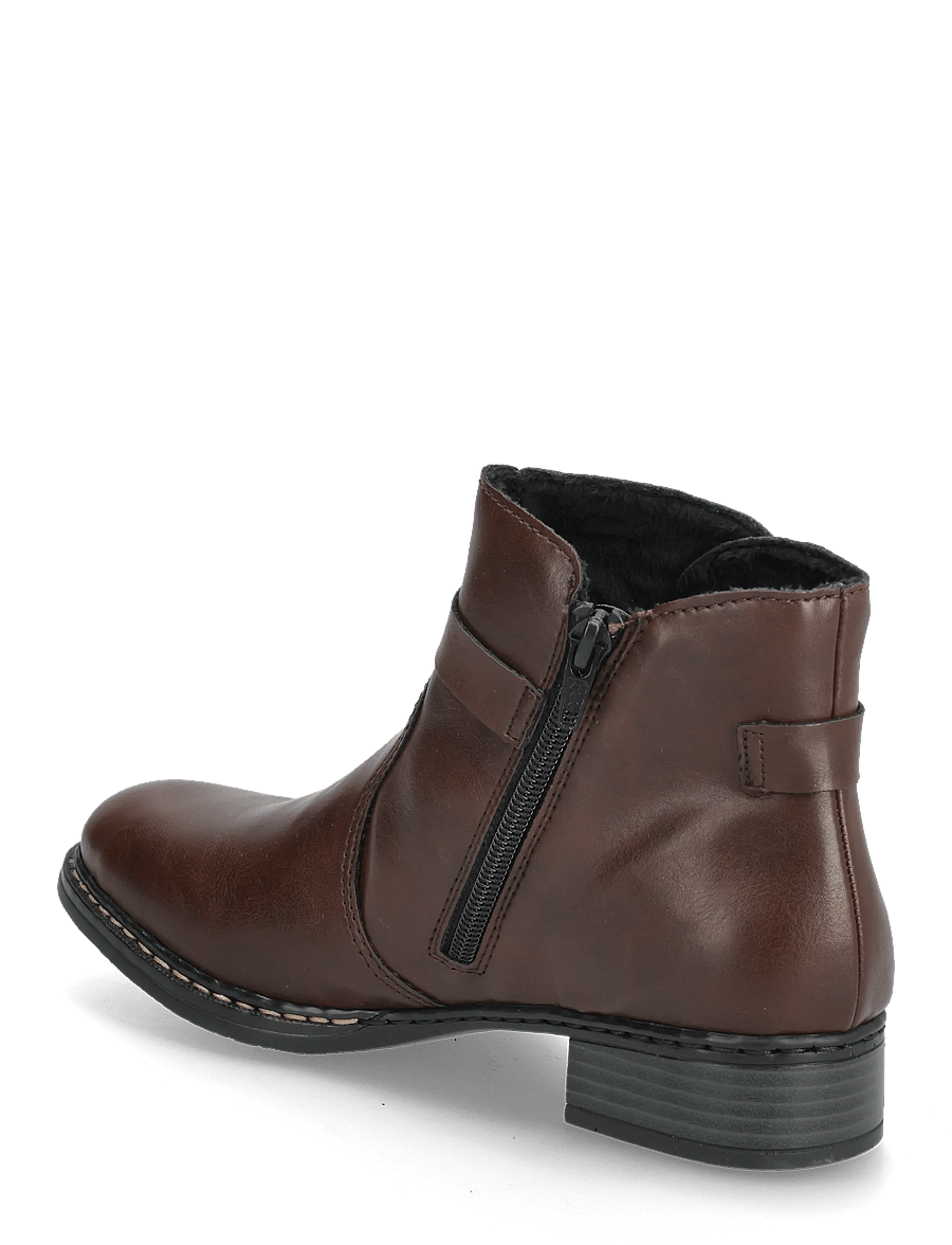 Rieker - Rieker Ladies mid height boots 73487-25 Brown - brown - 2