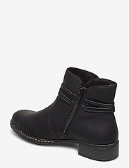 Rieker - 73488-00 - flat ankle boots - black - 2