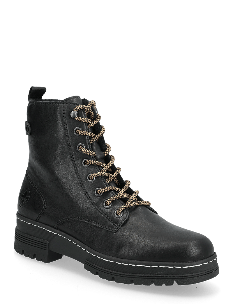 Rieker - 73850 - nauhalliset nilkkurit - black - 0