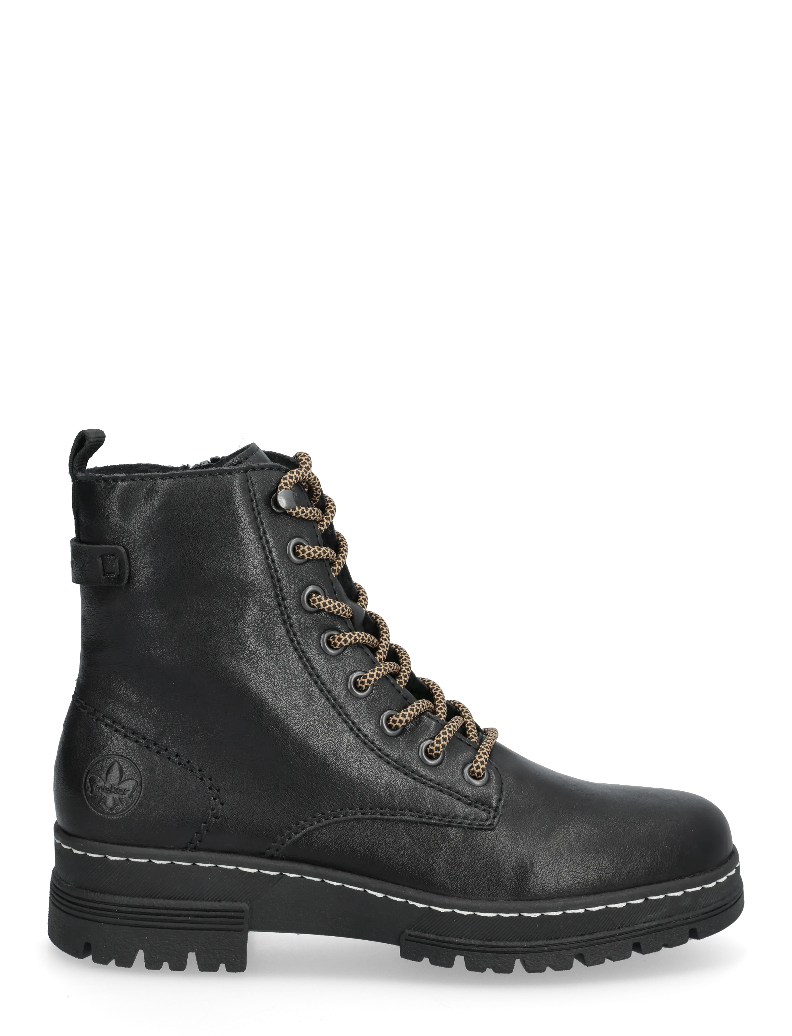Rieker - 73850 - geschnürte stiefel - black - 1