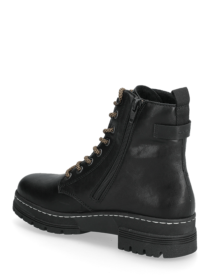 Rieker - 73850 - nauhalliset nilkkurit - black - 2