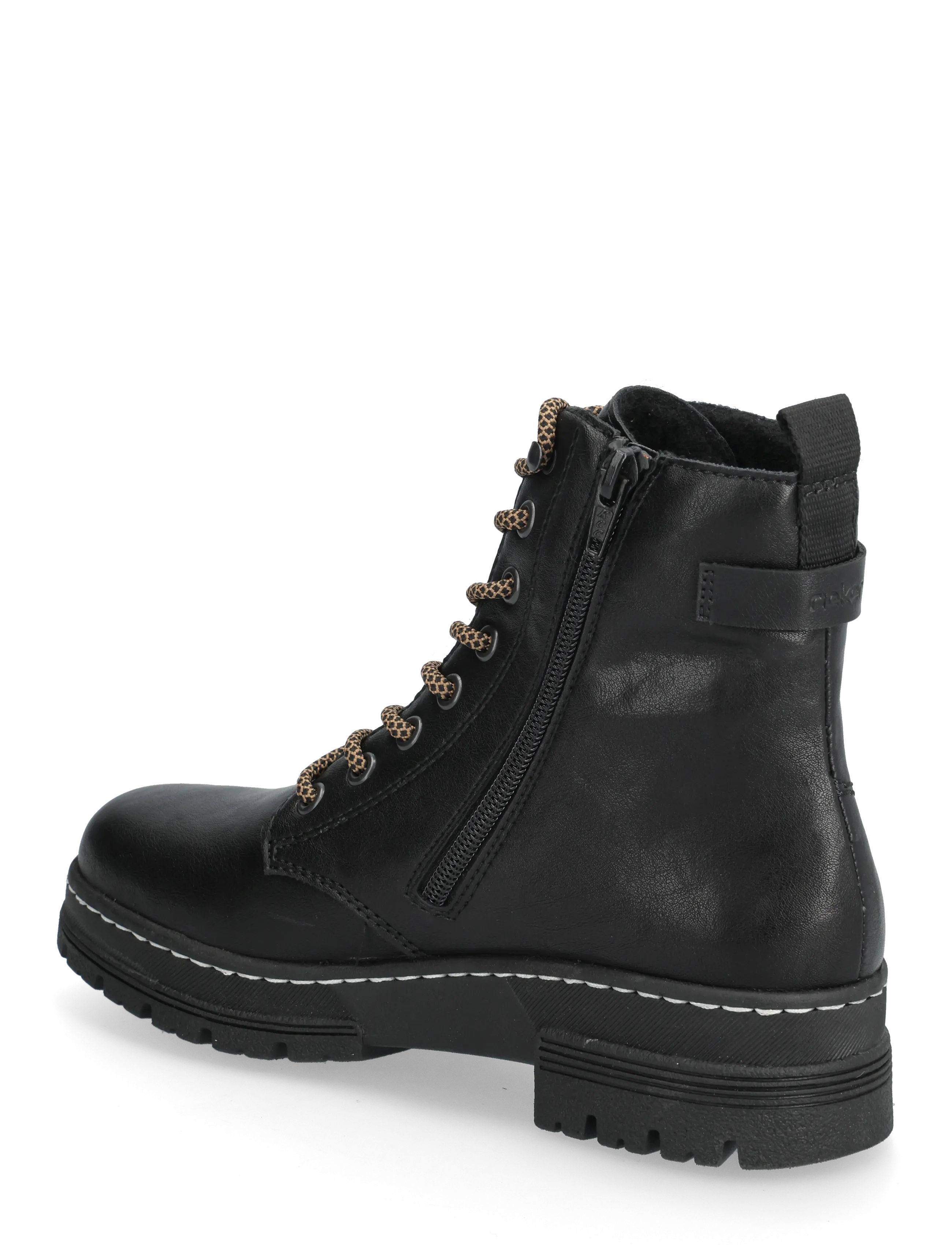 Rieker - 73850 - geschnürte stiefel - black - 2