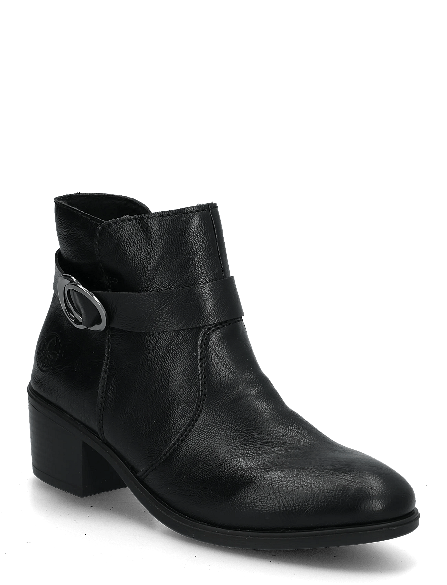 Rieker - Rieker Ladies mid height boots 73975-25 Brown - stiefeletten mit absatz - black - 0