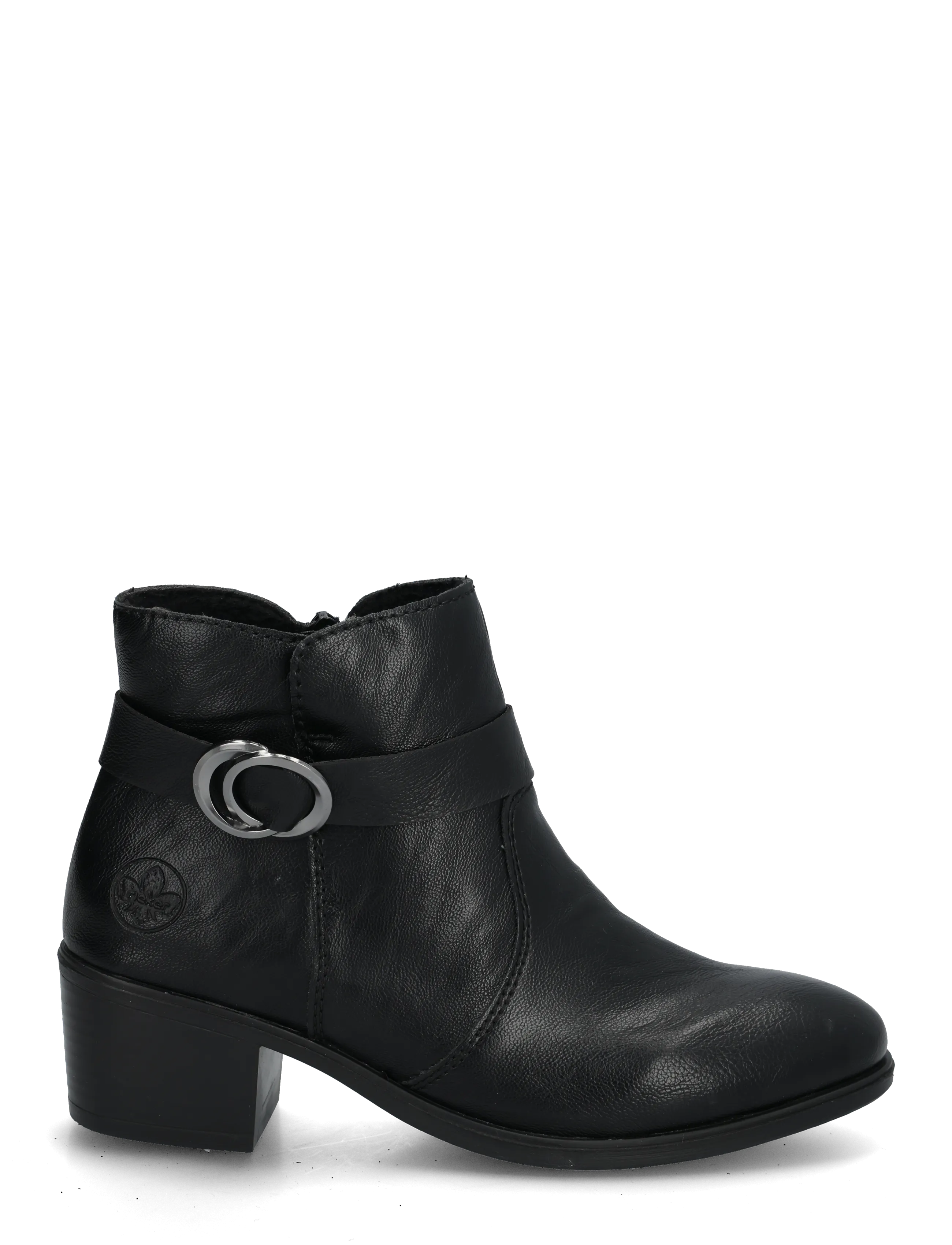 Rieker - Rieker Ladies mid height boots 73975-25 Brown - stiefeletten mit absatz - black - 2