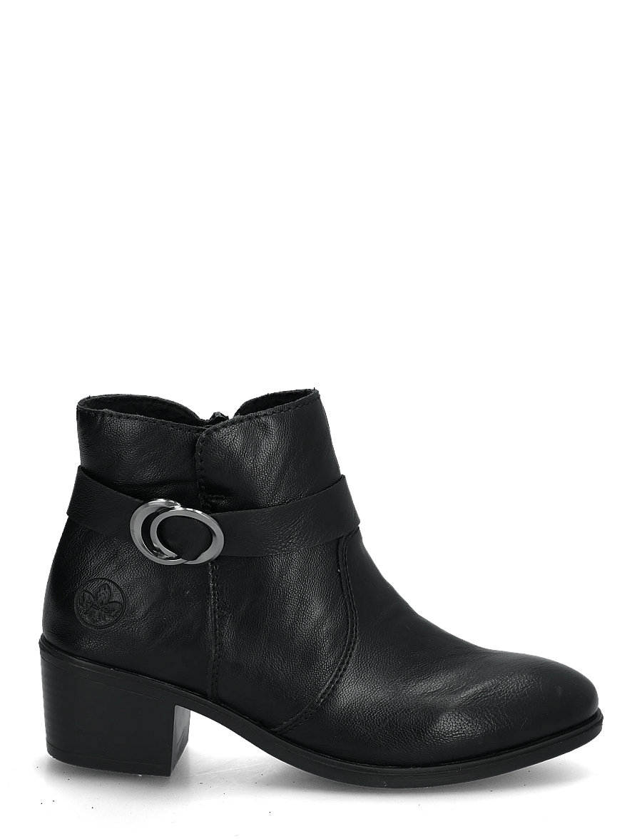 Rieker - Rieker Ladies mid height boots 73975-25 Brown - stiefeletten mit absatz - black - 2