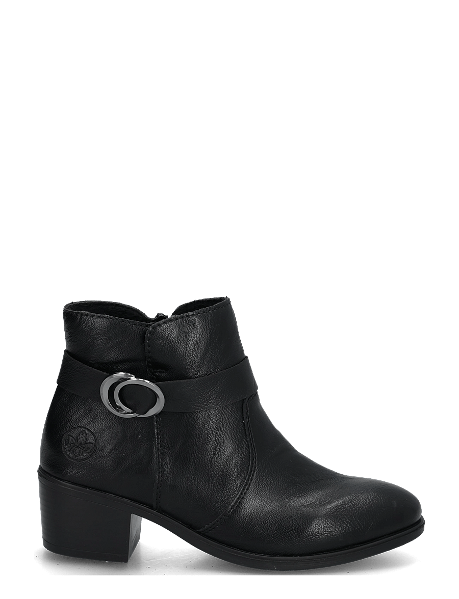 Rieker - Rieker Ladies mid height boots 73975-25 Brown - stövletter - black - 2
