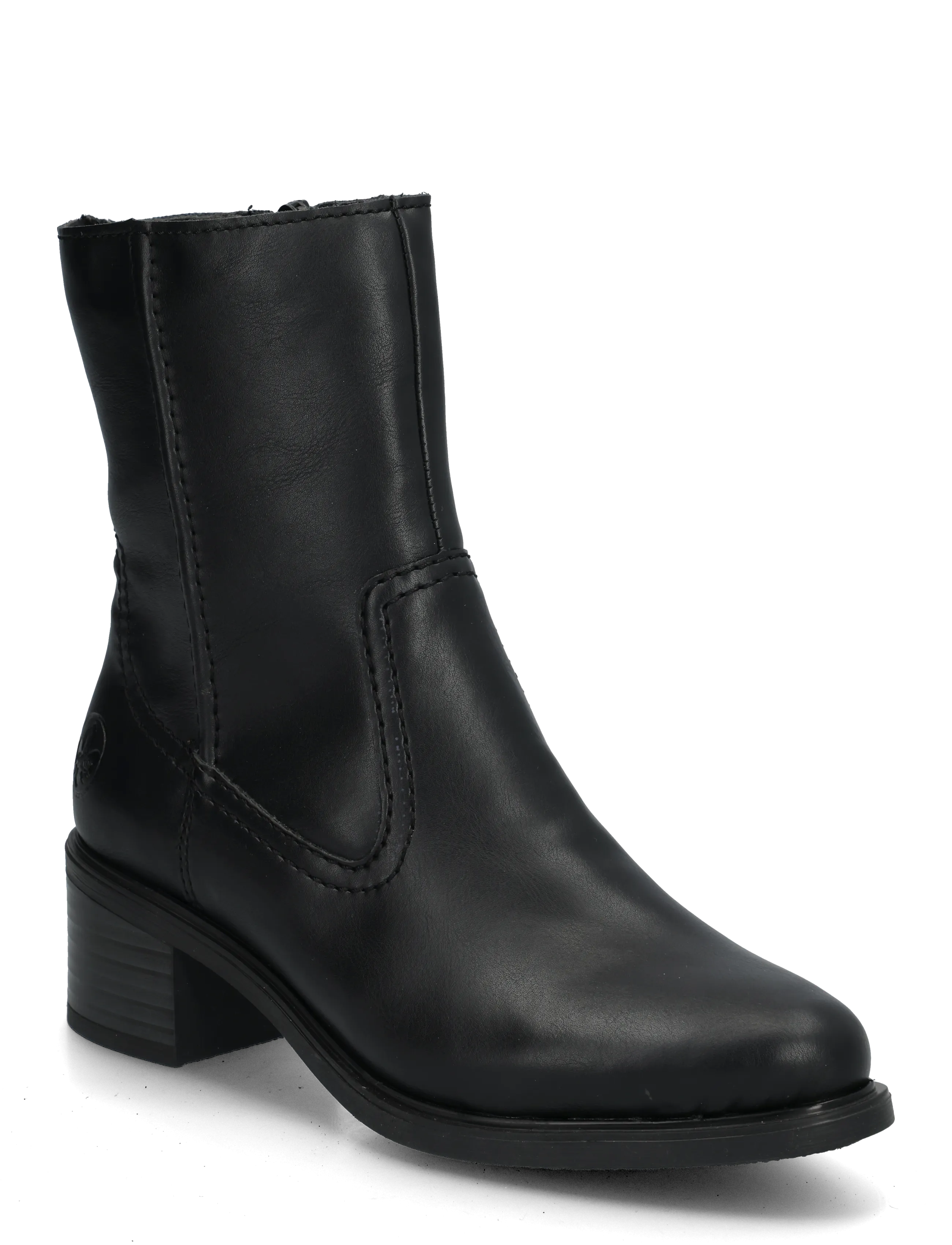 Rieker Rieker Ladies mid height boots 74170-25 Brown - Schuhe - BLACK / black