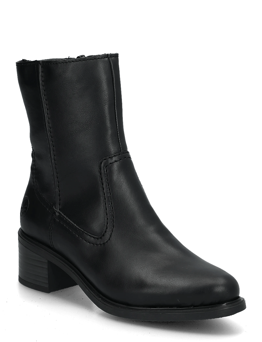 Rieker - Rieker Ladies mid height boots 74170-25 Brown - stövletter - black - 0