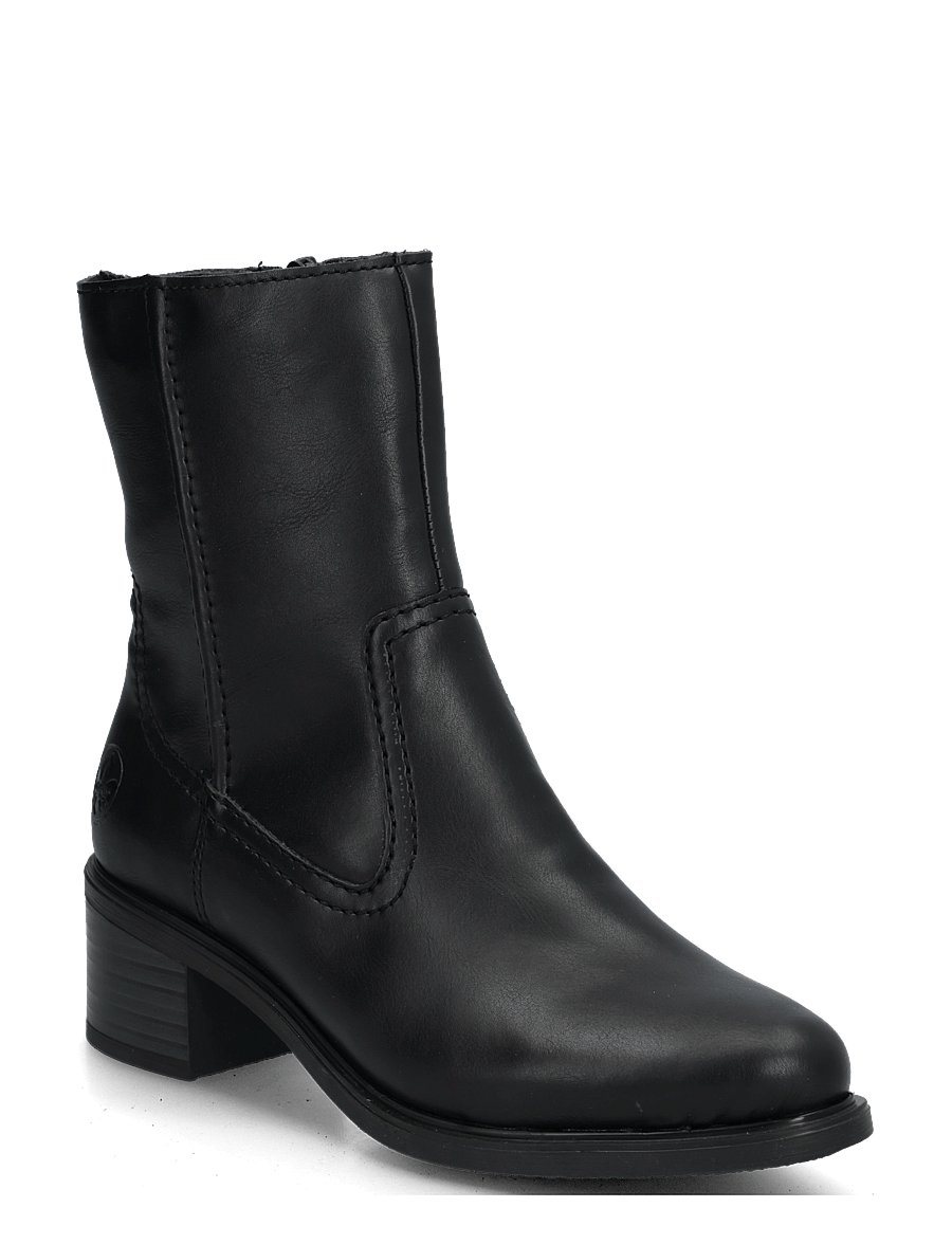 Rieker - 74170-00 - stiefeletten mit absatz - black - 0