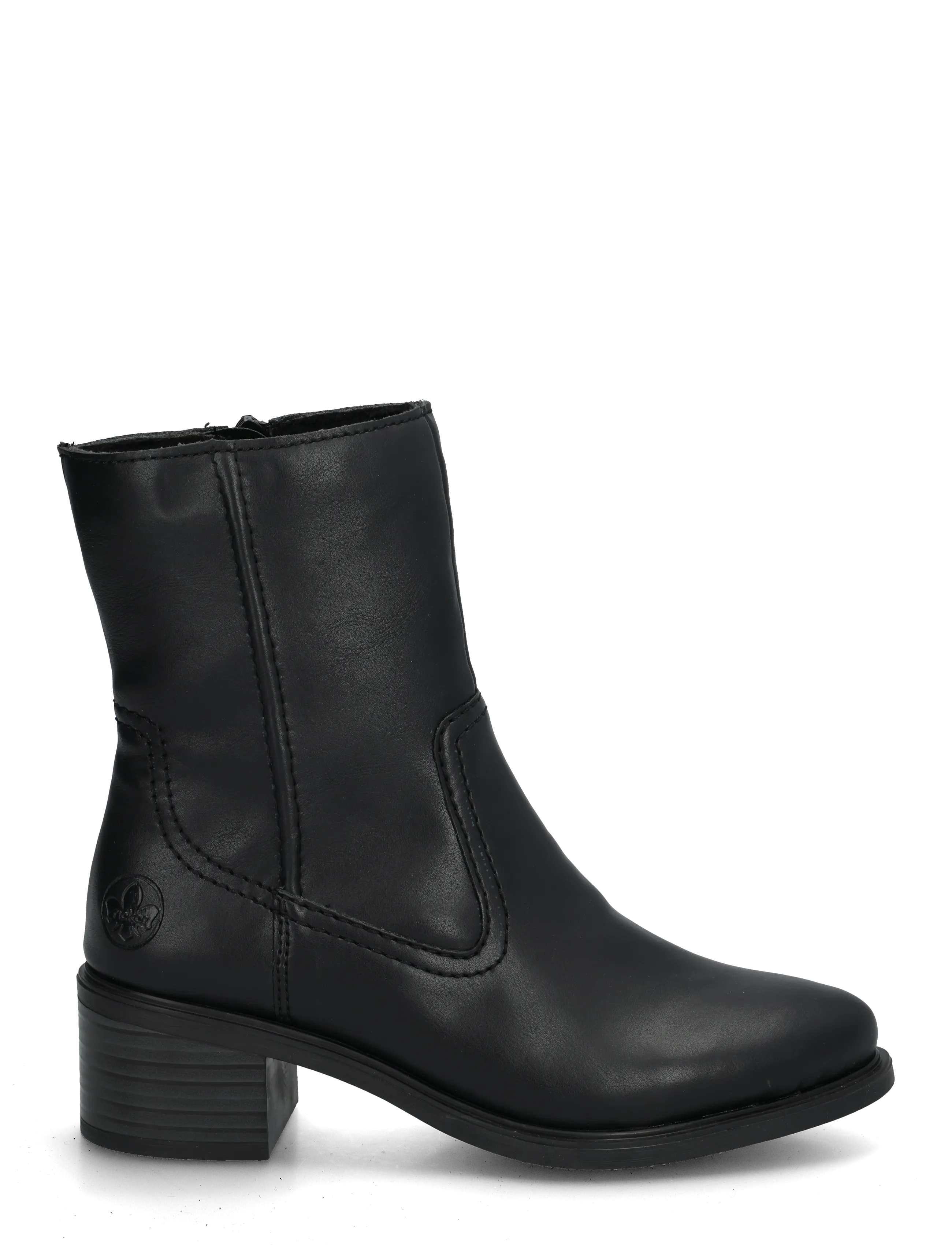 Rieker - Rieker Ladies mid height boots 74170-25 Brown - stövletter - black - 2