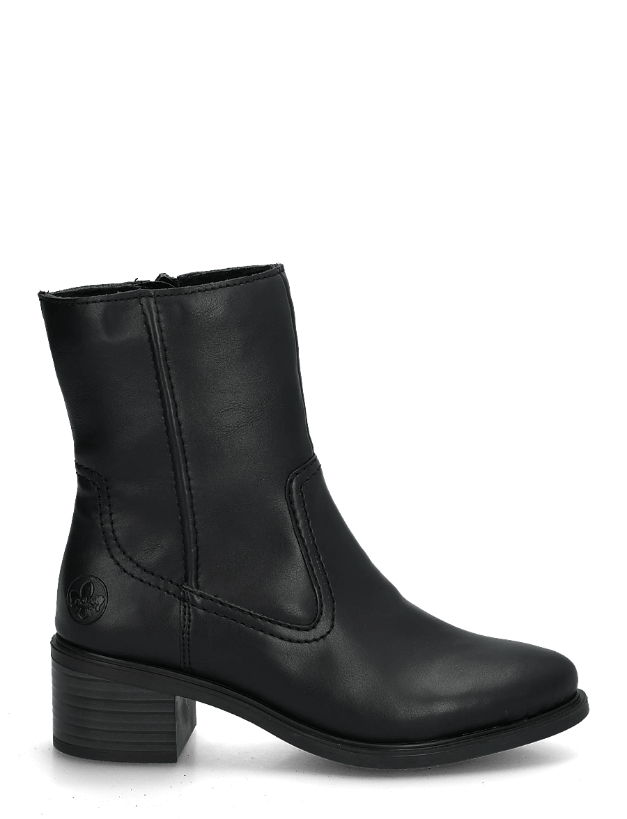 Rieker - Rieker Ladies mid height boots 74170-25 Brown - stövletter - black - 2