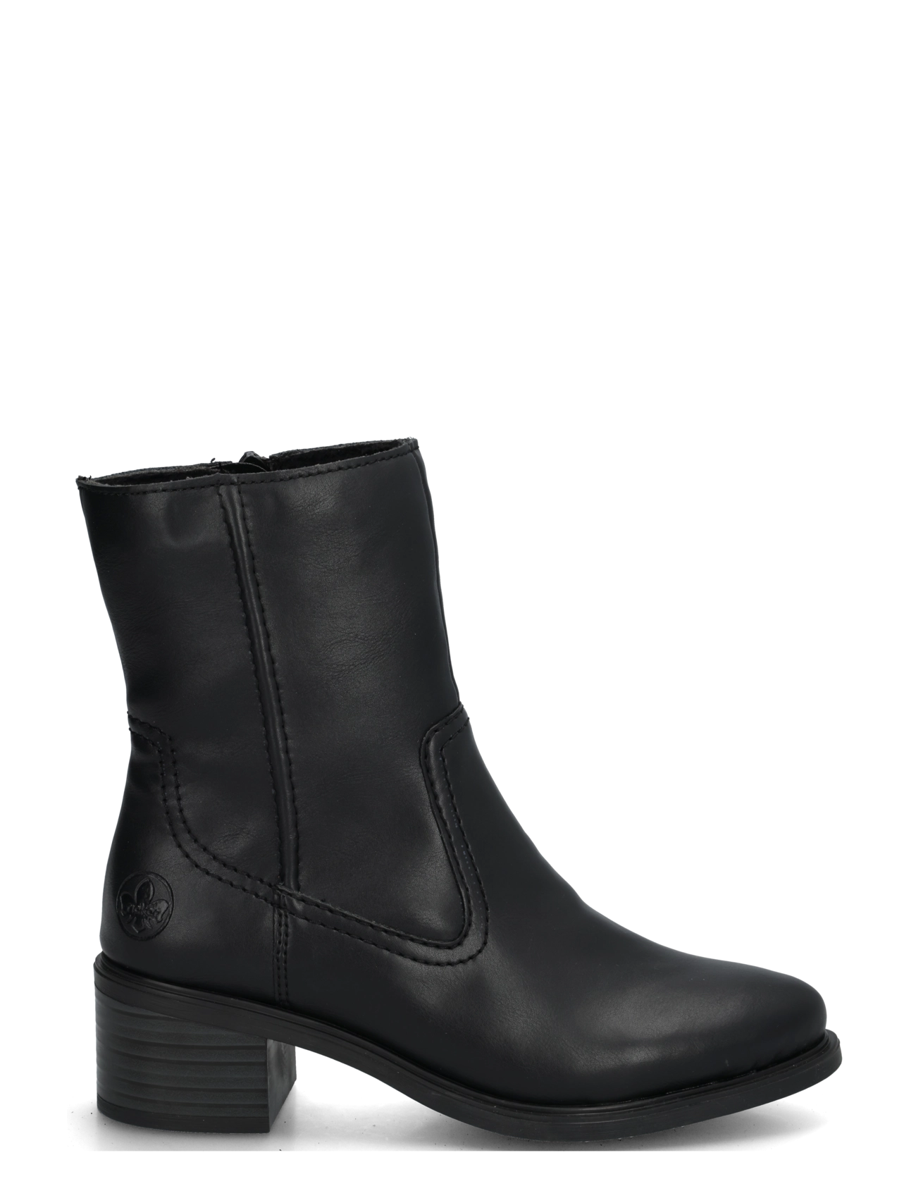 Rieker - 74170-00 - stiefeletten mit absatz - black - 2