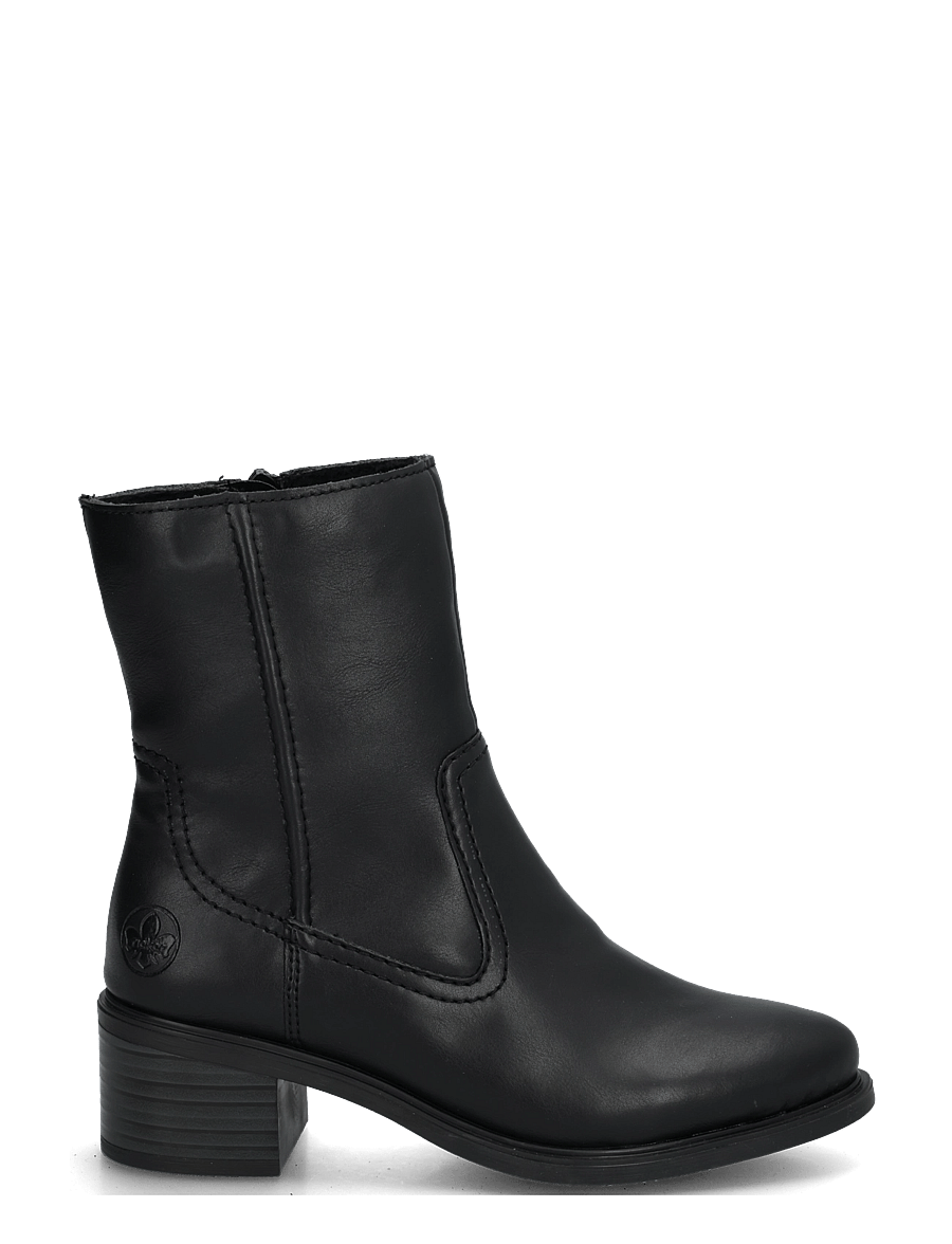 Rieker - 74170-00 - stiefeletten mit absatz - black - 2