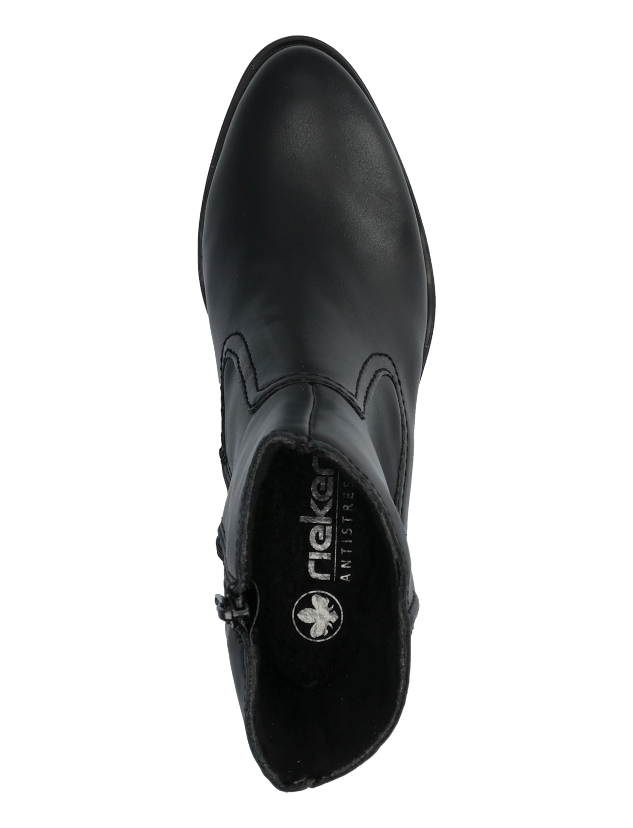 Rieker - 74170-00 - stiefeletten mit absatz - black - 3