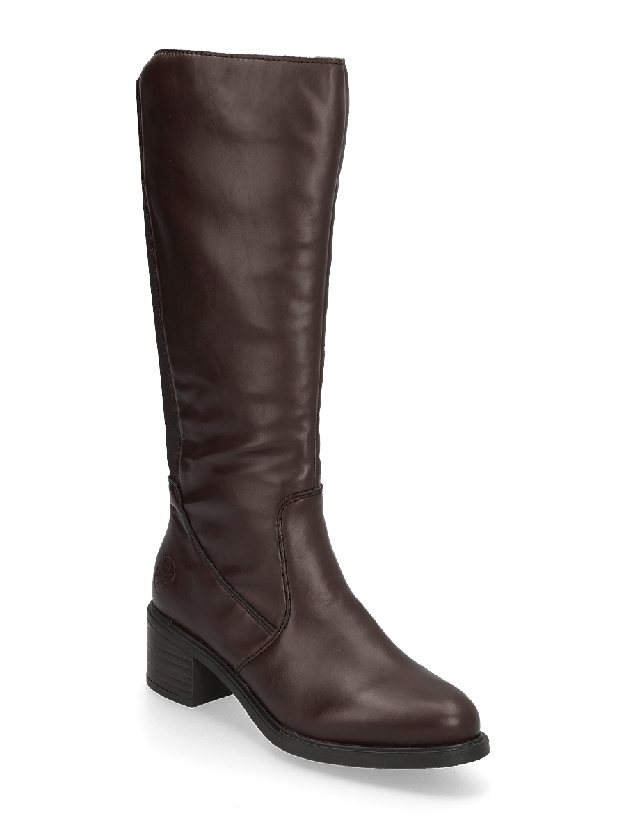 Rieker - 74188-25 - knähöga stövlar - brown - 0