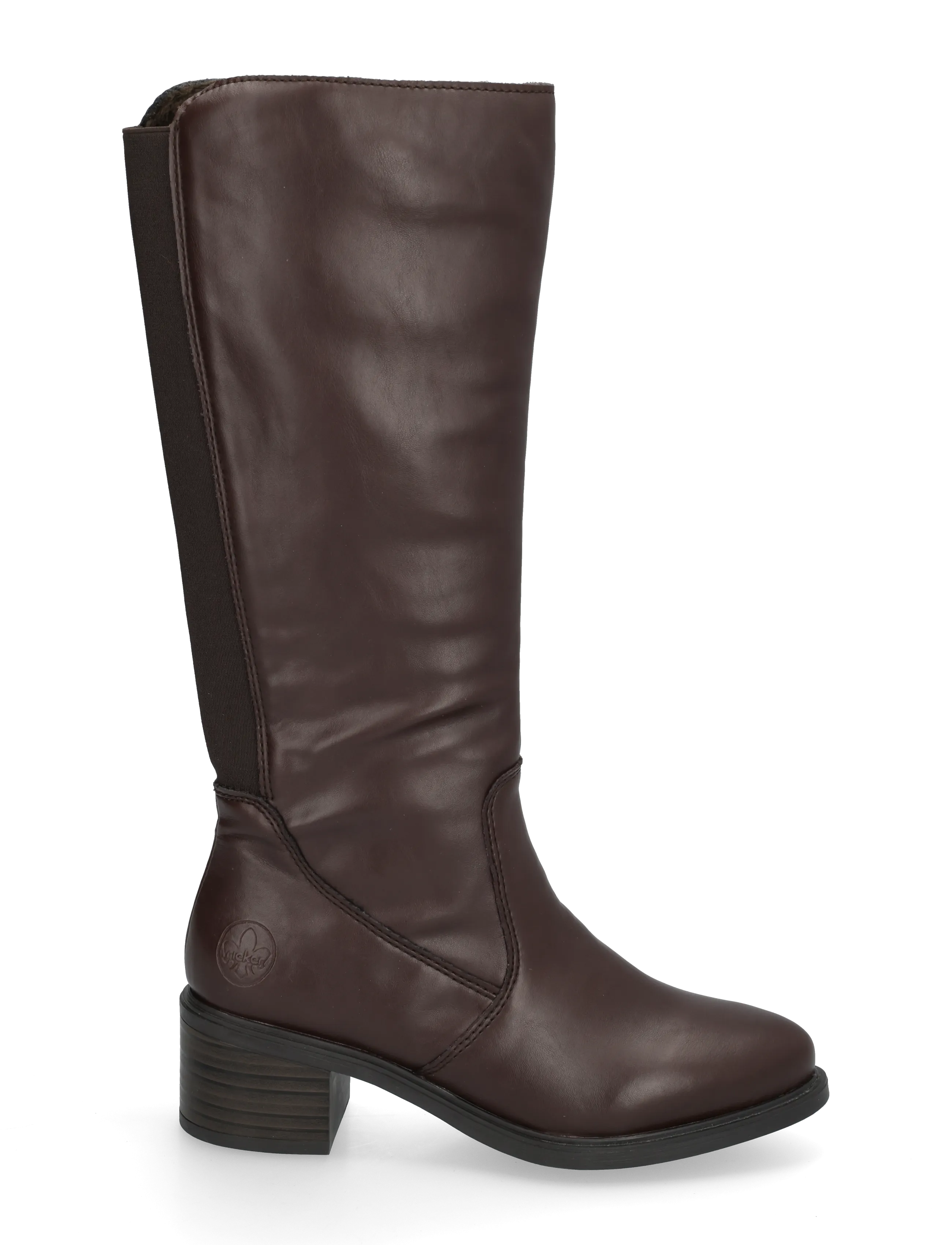 Rieker - 74188-25 - knähöga stövlar - brown - 2