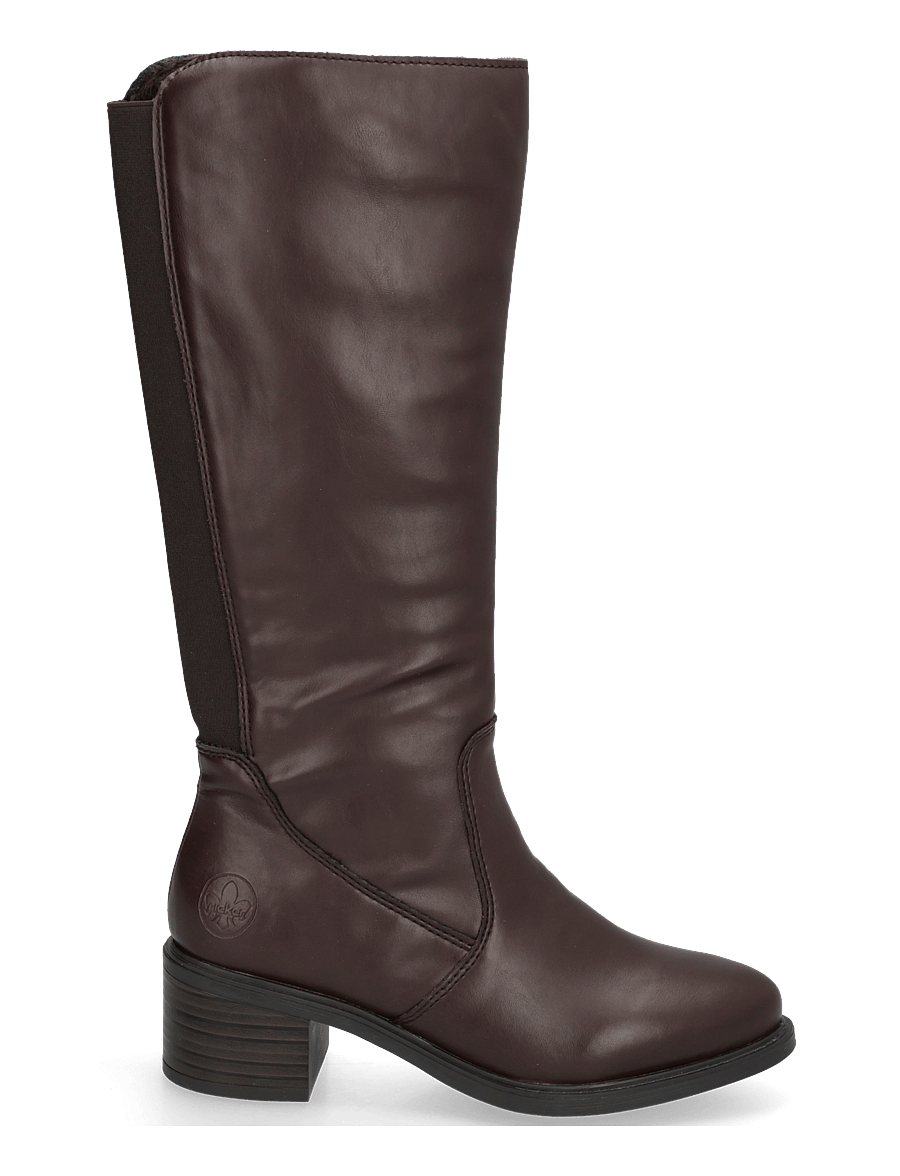 Rieker - 74188-25 - põlveni saapad - brown - 2