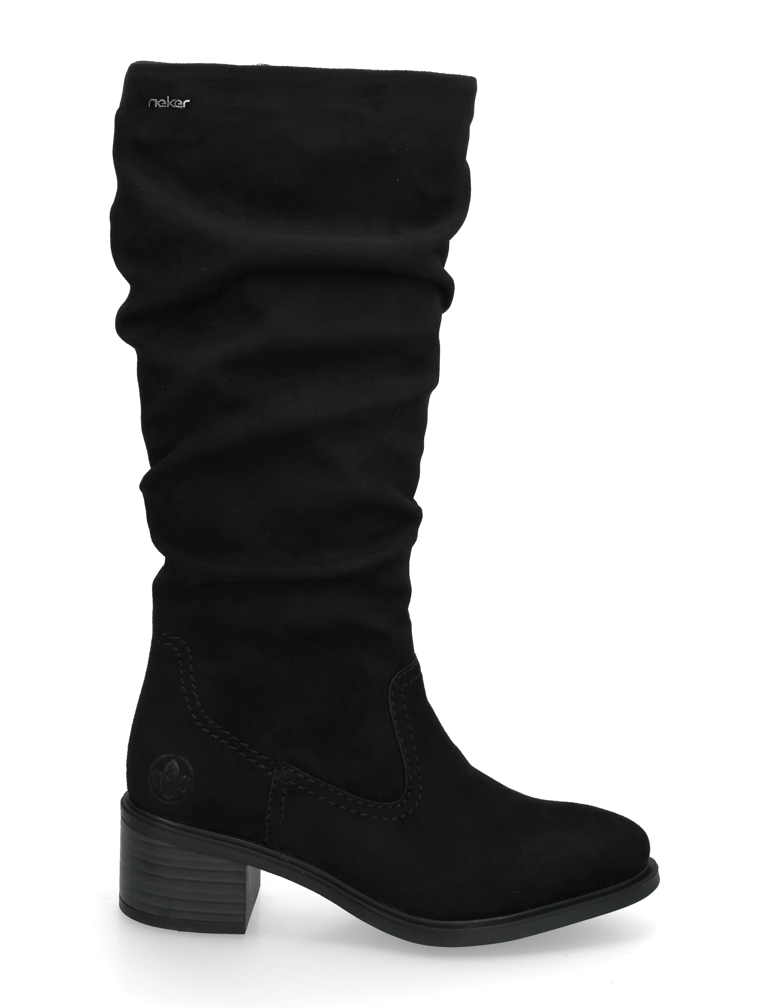 Rieker - 74192-00 - knähöga stövlar - black - 2