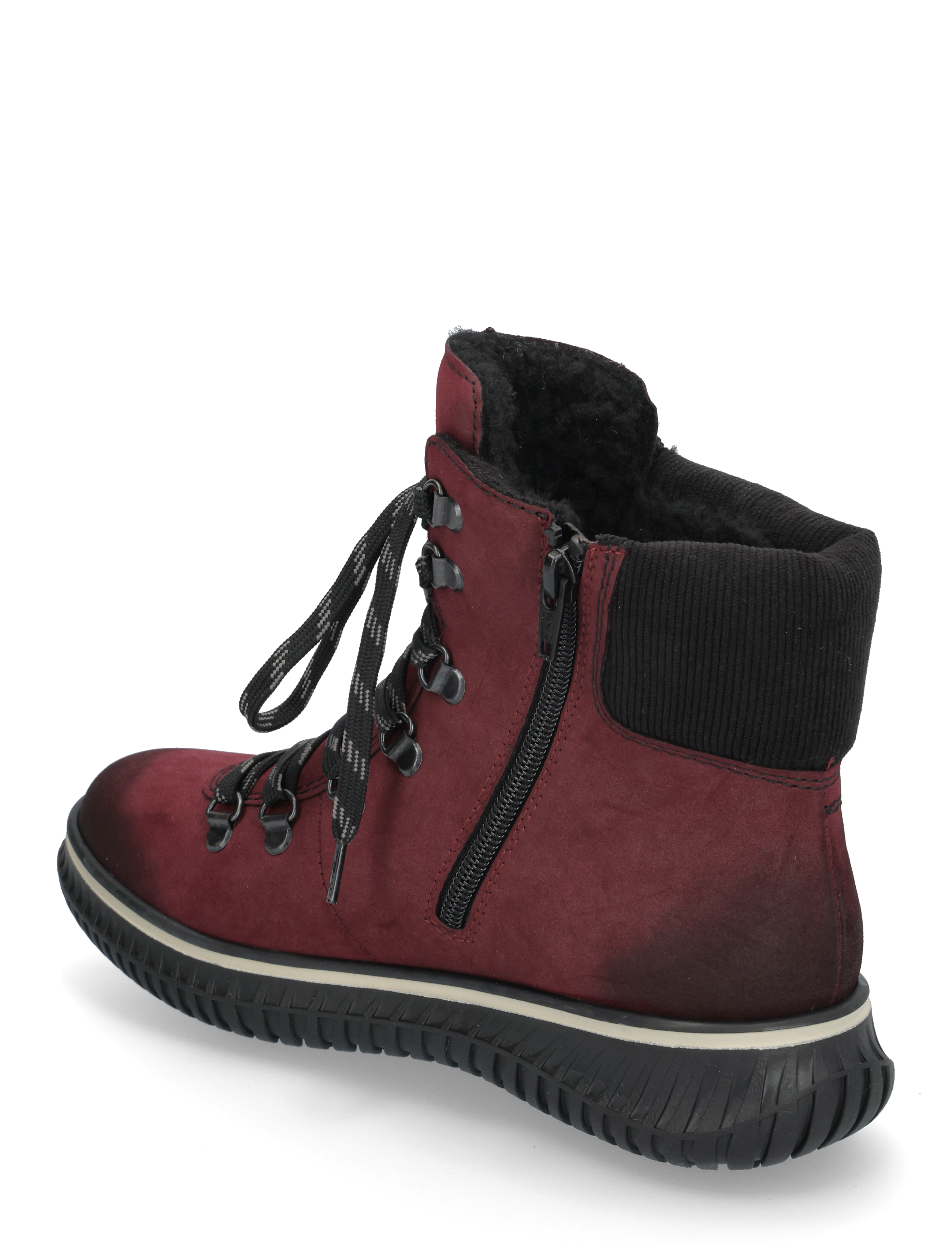 Rieker - 74247 - bottines plates - red - 2