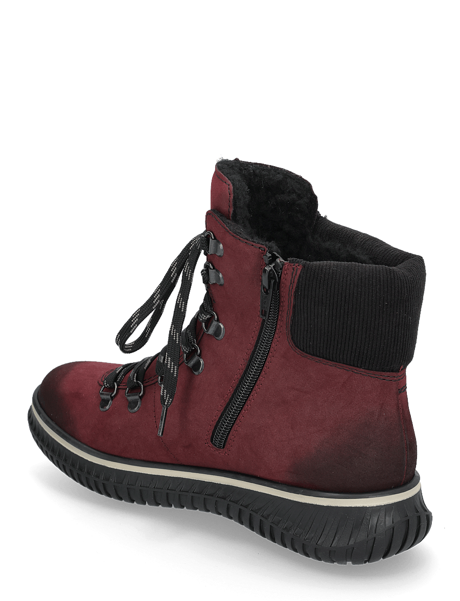Rieker - 74247 - bottines plates - red - 2