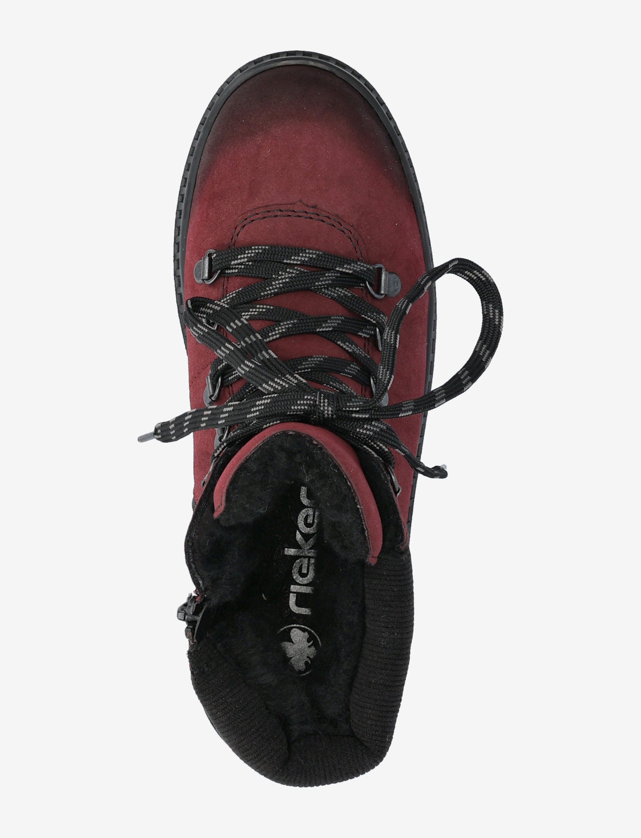 Rieker - 74247 - platta ankelboots - red - 3