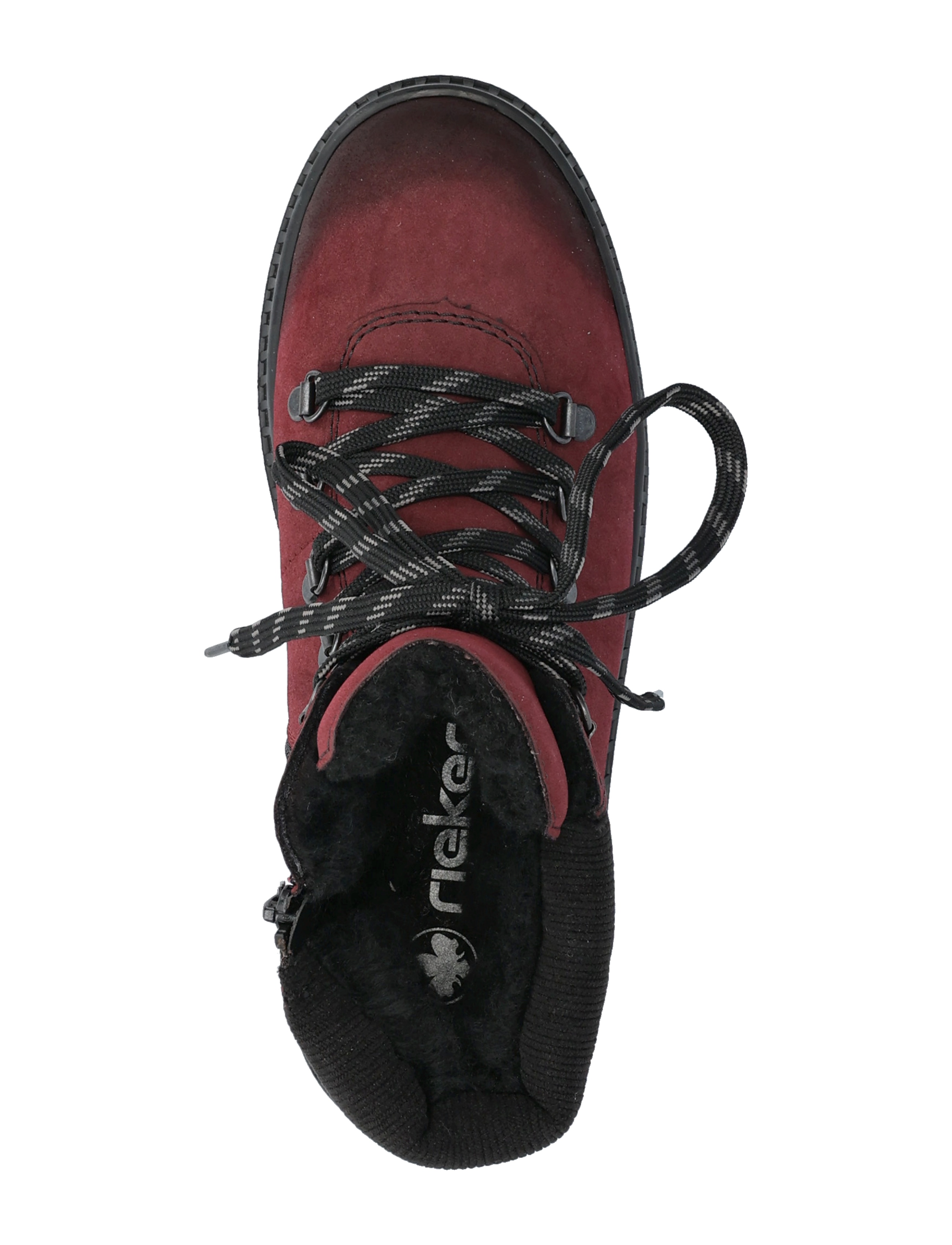 Rieker - 74247 - bottines plates - red - 3