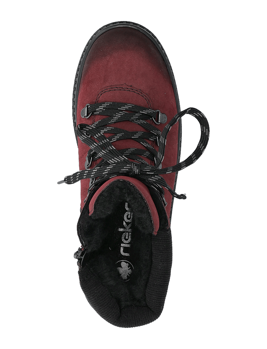 Rieker - 74247 - bottines plates - red - 3
