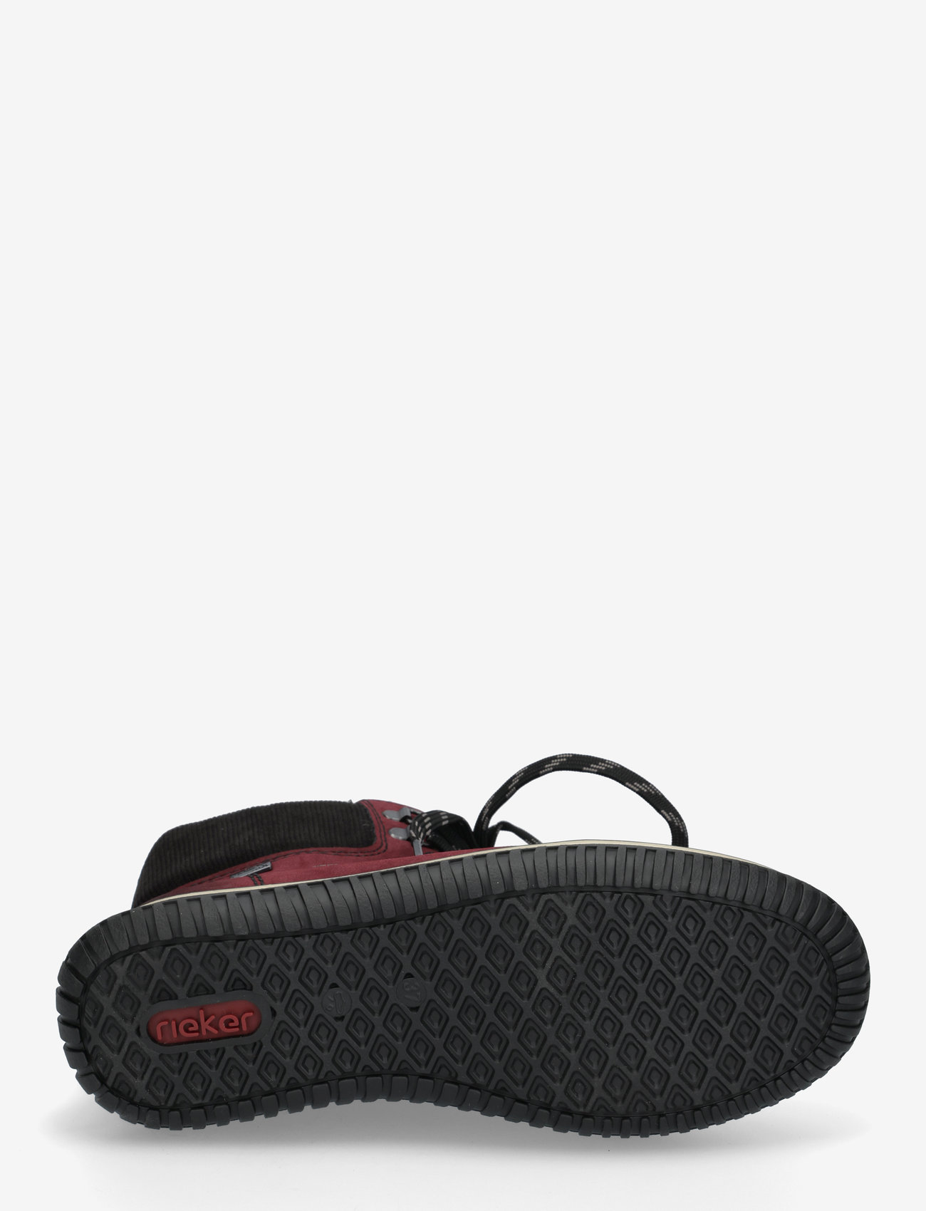 Rieker - 74247 - platta ankelboots - red - 4