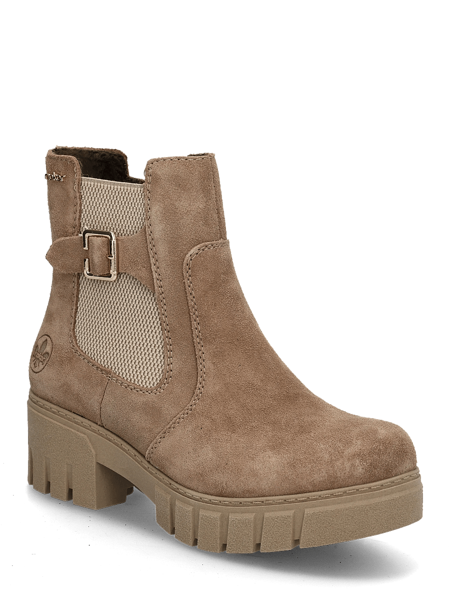 Rieker - 74560-64 - stiefeletten mit absatz - beige - 0